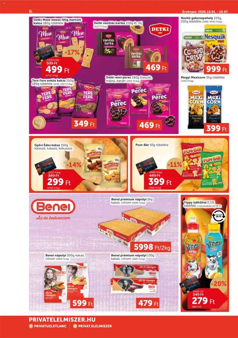PRIVÁT PRIVÁT Aktuális szórólap MAX 6 oldal