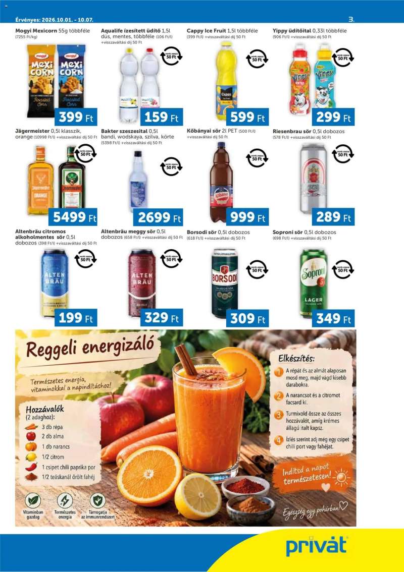 PRIVÁT PRIVÁT Déli vármegyék 3 oldal