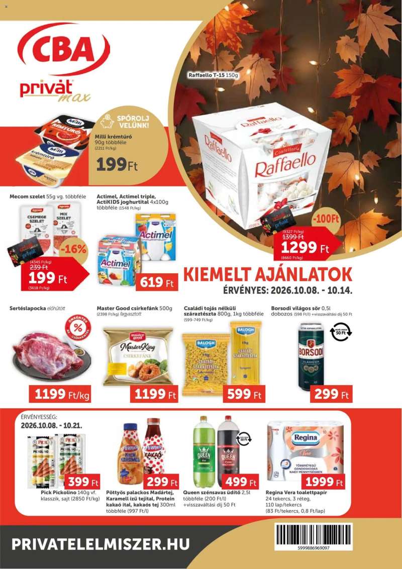 PRIVÁT PRIVÁT Aktuális szórólap MAX 1 oldal