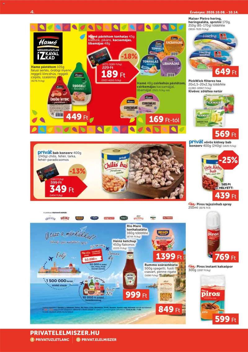 PRIVÁT PRIVÁT Aktuális szórólap MAX 4 oldal