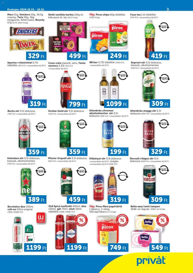 PRIVÁT PRIVÁT Déli vármegyék 3 oldal