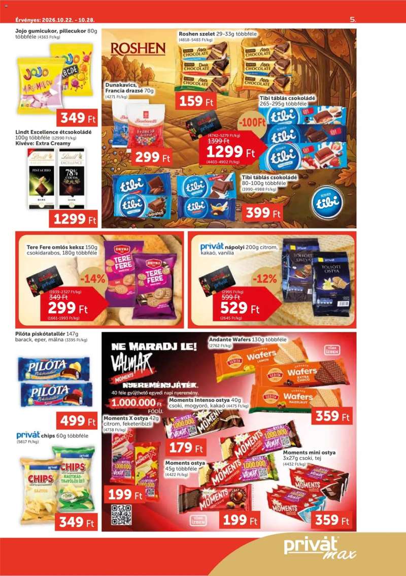 PRIVÁT PRIVÁT Aktuális szórólap MAX 5 oldal