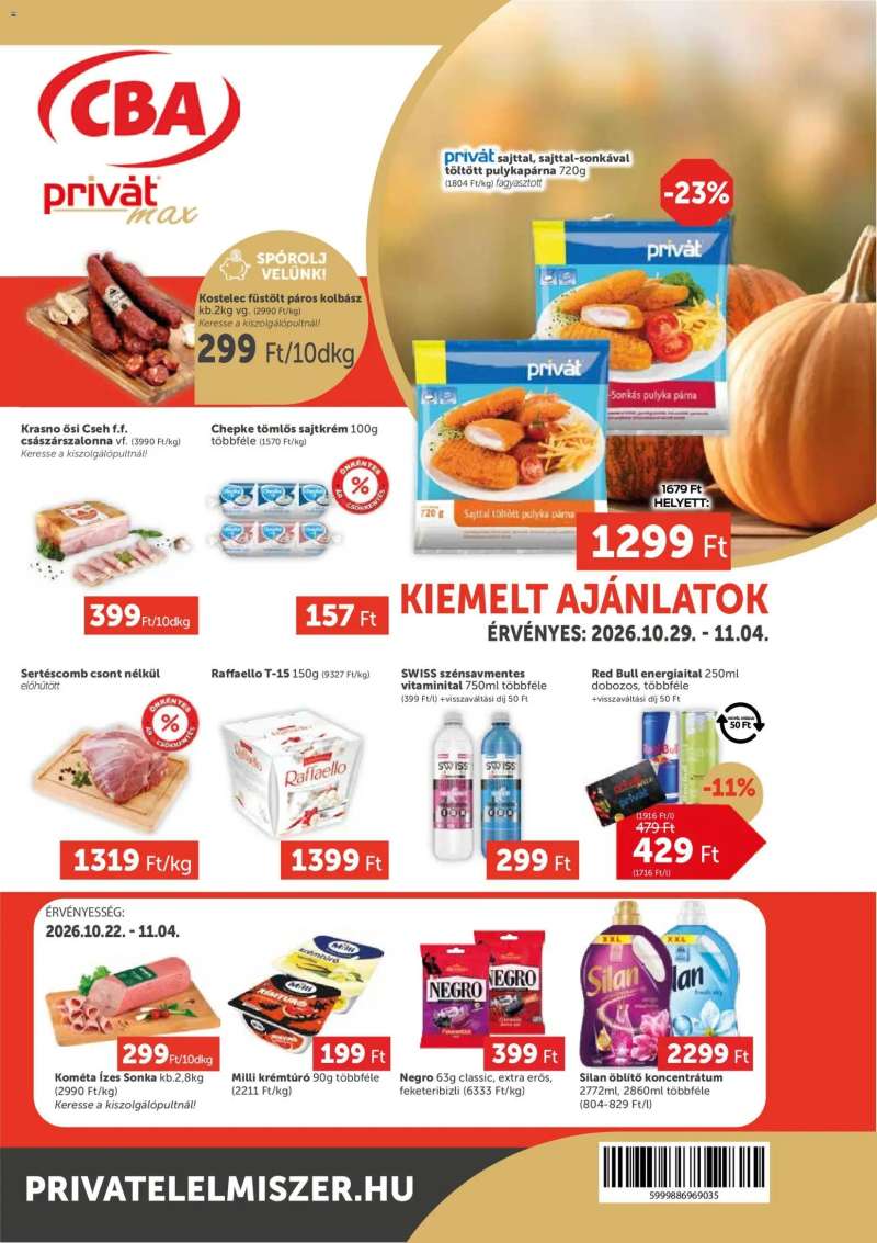 PRIVÁT PRIVÁT Aktuális szórólap MAX 1 oldal
