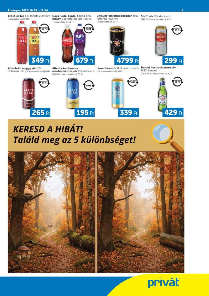PRIVÁT PRIVÁT Déli vármegyék 3 oldal