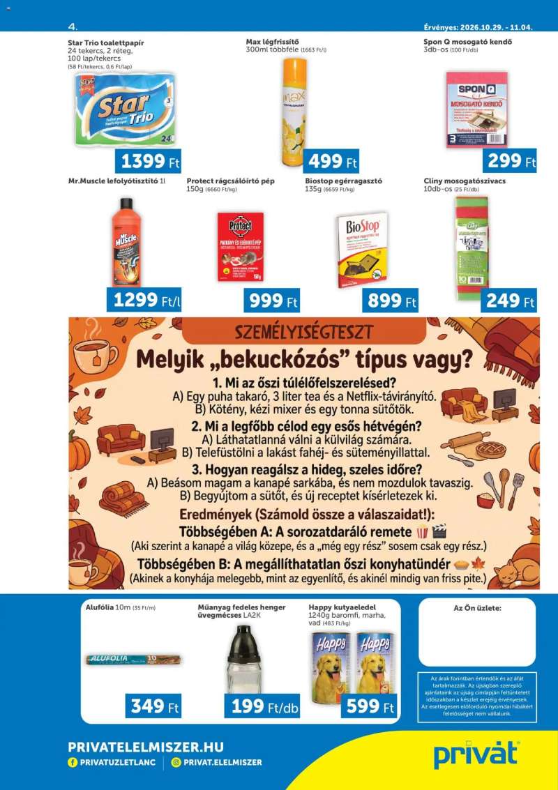 PRIVÁT PRIVÁT Déli vármegyék 4 oldal