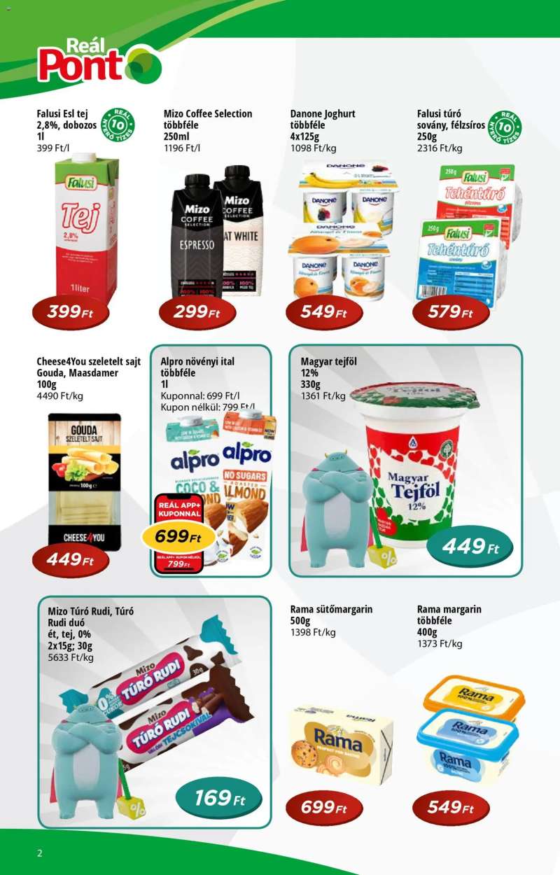 Reál Akciós újság Pont 2 oldal