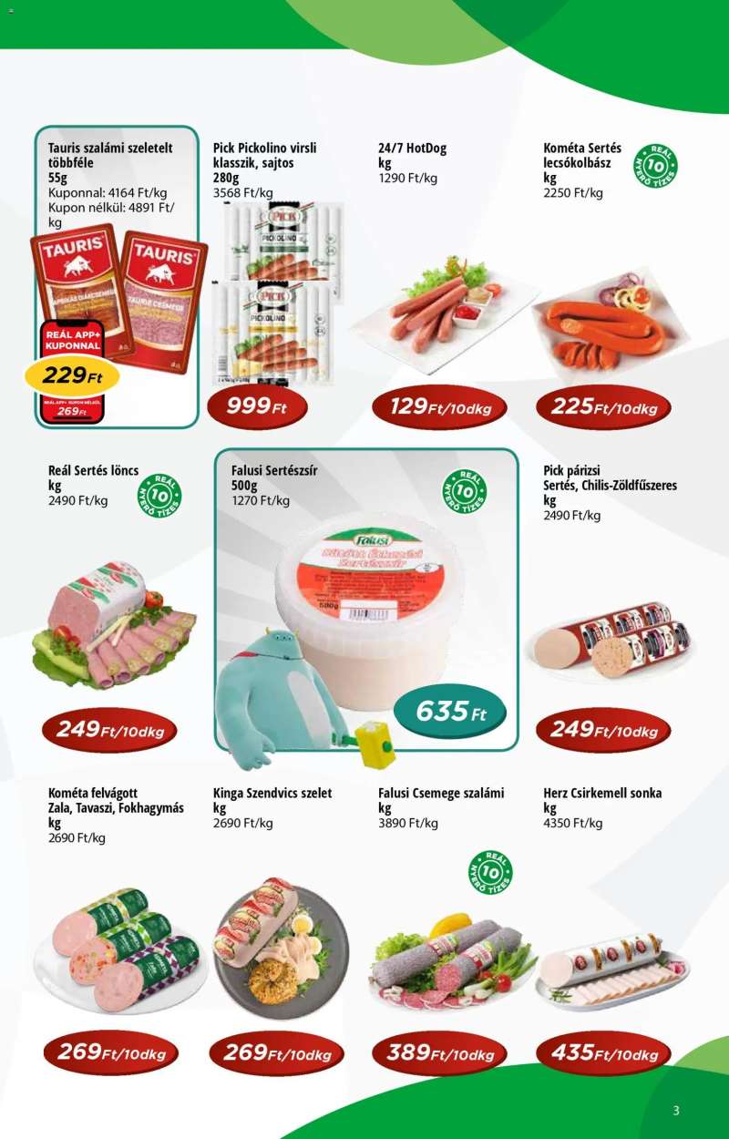 Reál Akciós újság Pont 3 oldal