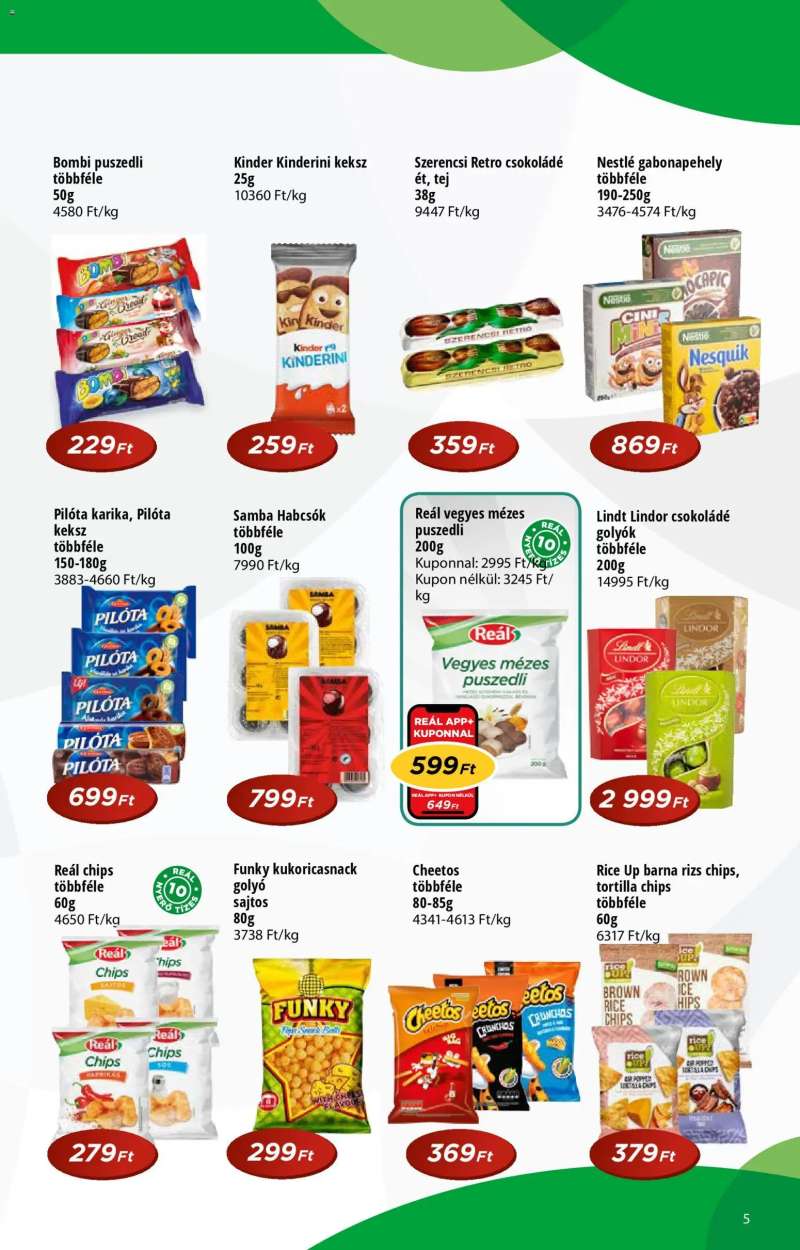 Reál Akciós újság Pont 5 oldal