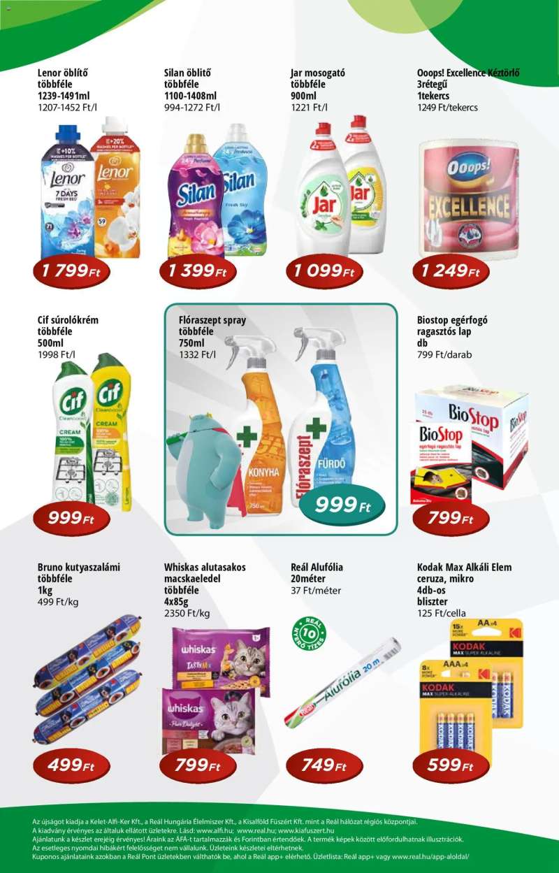 Reál Akciós újság Pont 8 oldal