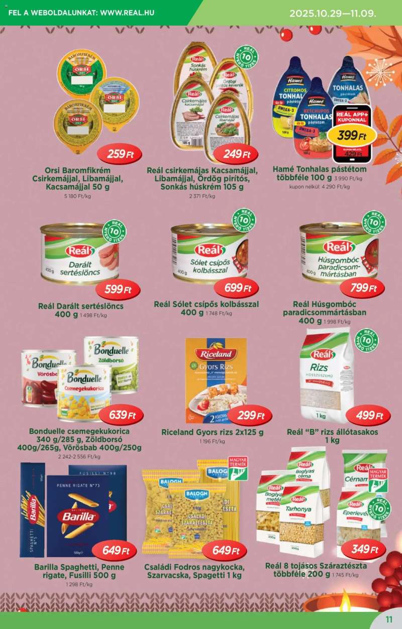 Reál Akciós újság Reál 11 oldal
