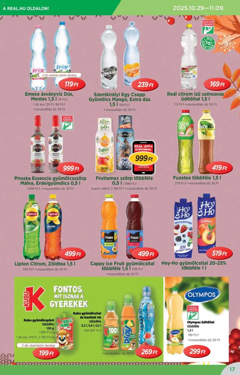 Reál Akciós újság Reál 17 oldal