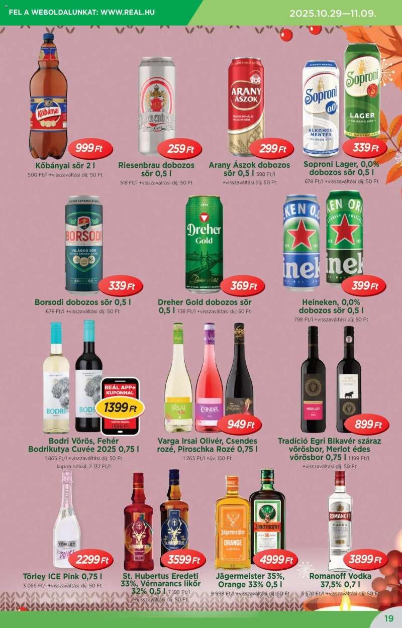 Reál Akciós újság Reál 19 oldal