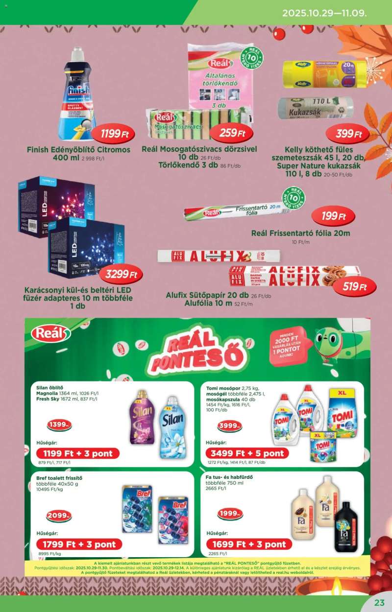 Reál Akciós újság Reál 23 oldal