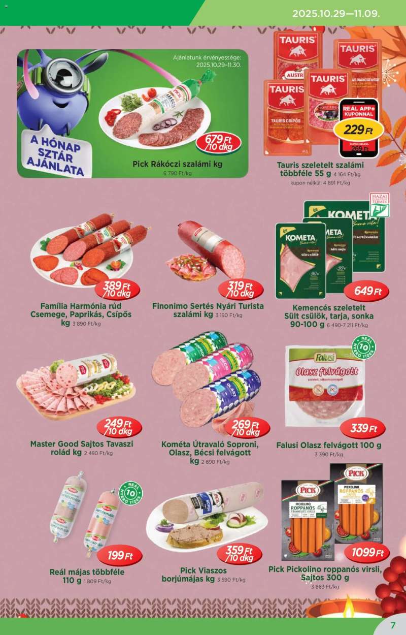 Reál Akciós újság Reál 7 oldal