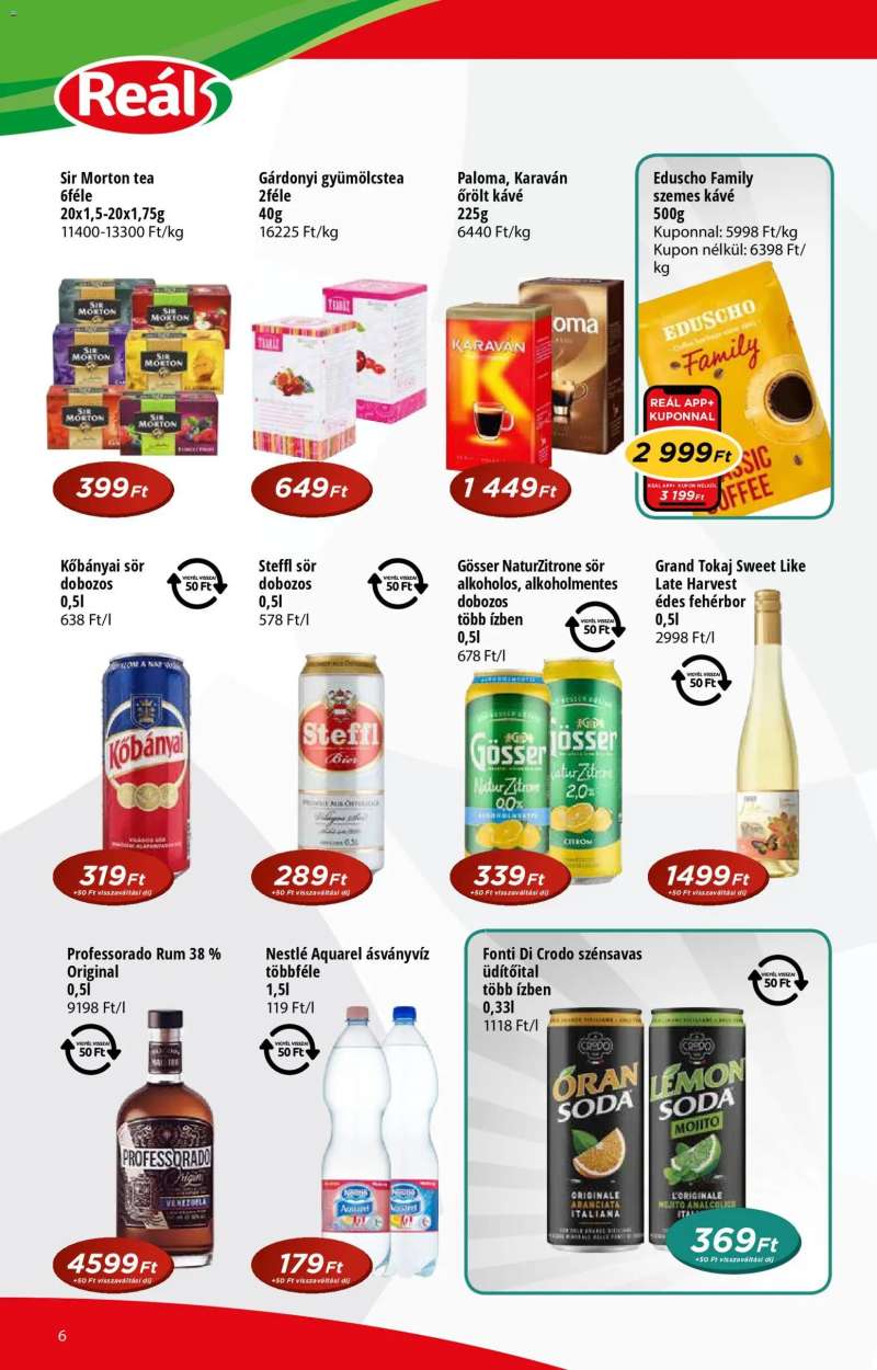 Reál Akciós újság Reál 6 oldal
