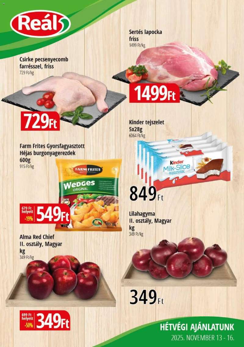 Reál Bevásárló hétvége - Kelet Magyarország 1 oldal