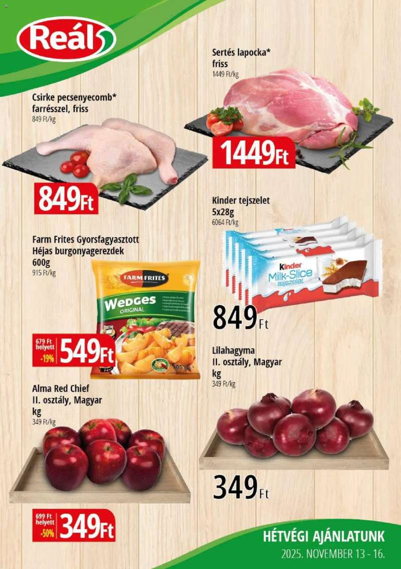 Reál Bevásárló hétvége - Kisalföld 1 oldal