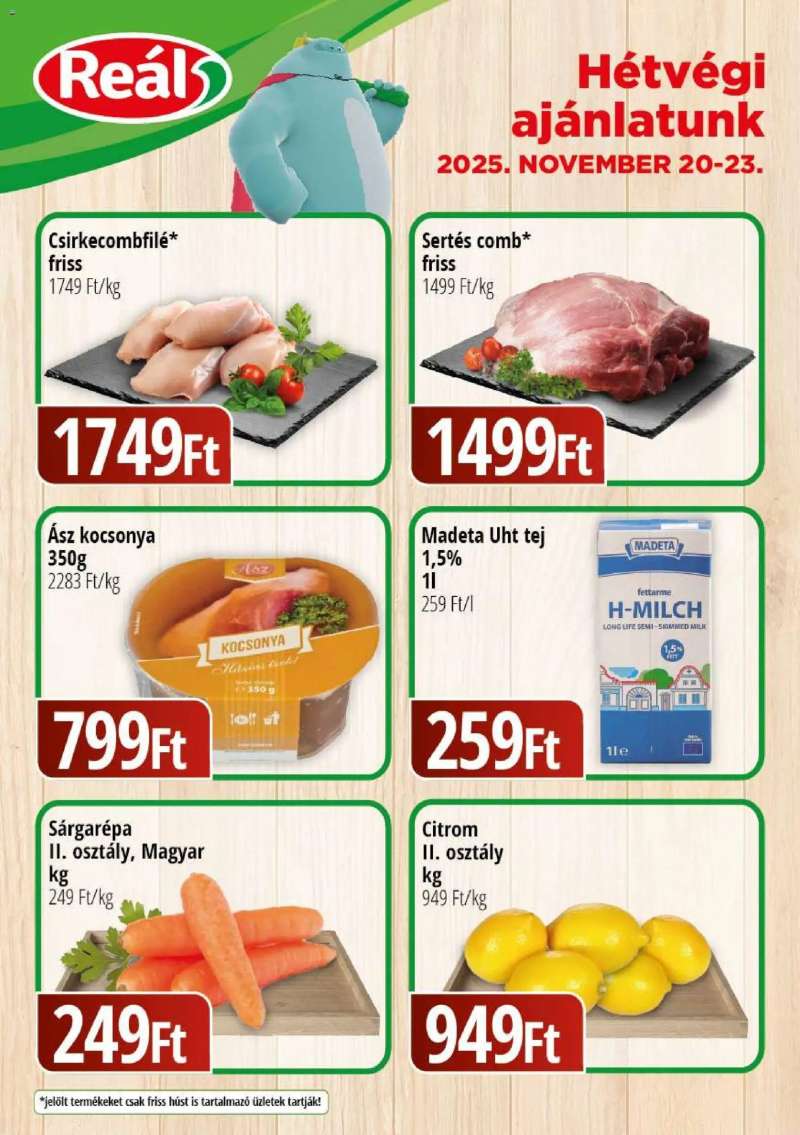 Reál Bevásárló hétvége - Kisalföld 1 oldal