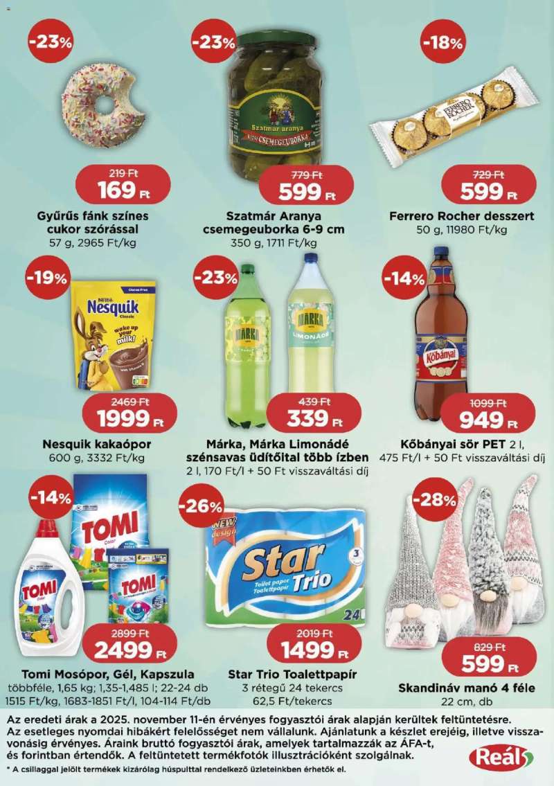 Reál Bevásárló hétvége - Pest megye 2 oldal