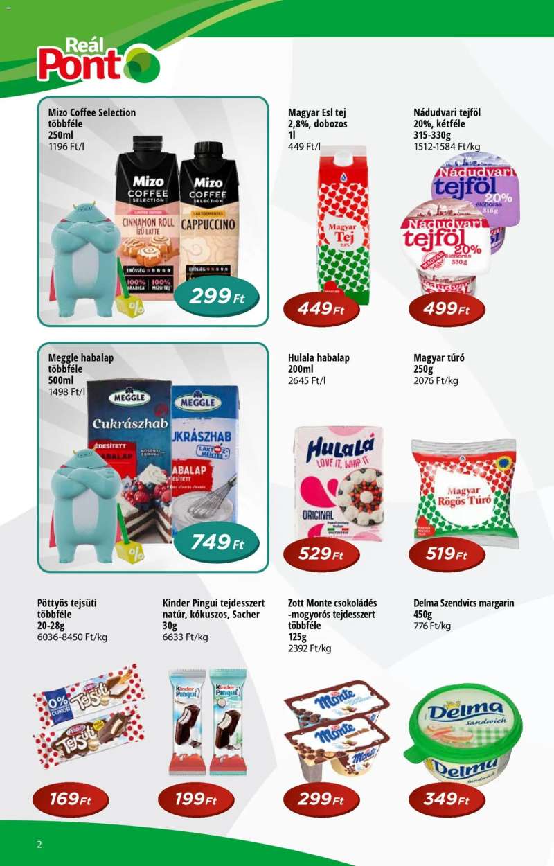 Reál Akciós újság Pont 2 oldal