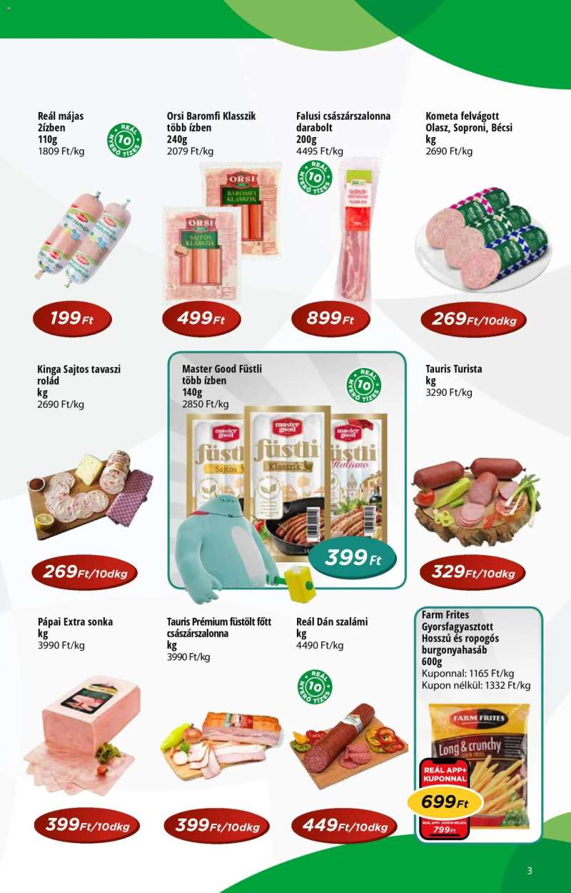 Reál Akciós újság Pont 3 oldal