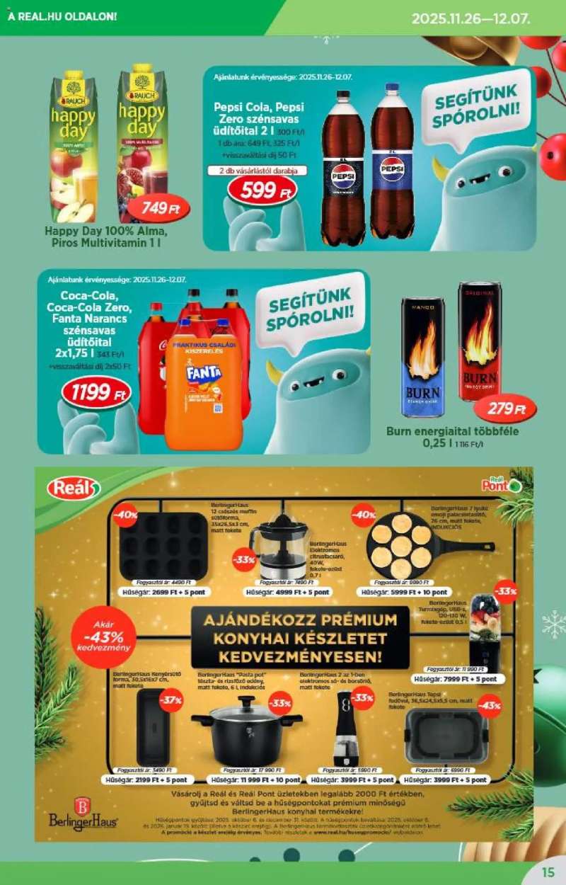 Reál Akciós újság Reál 15 oldal