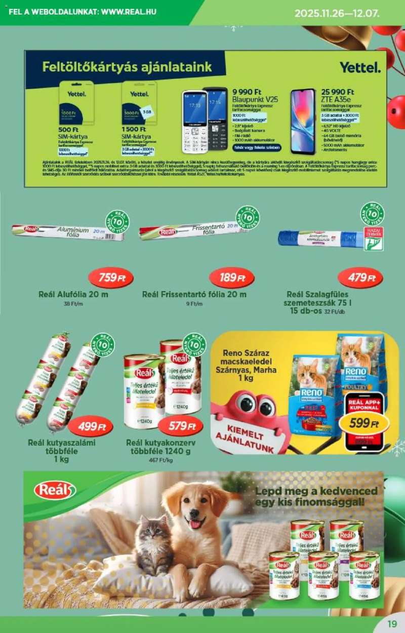 Reál Akciós újság Reál 19 oldal