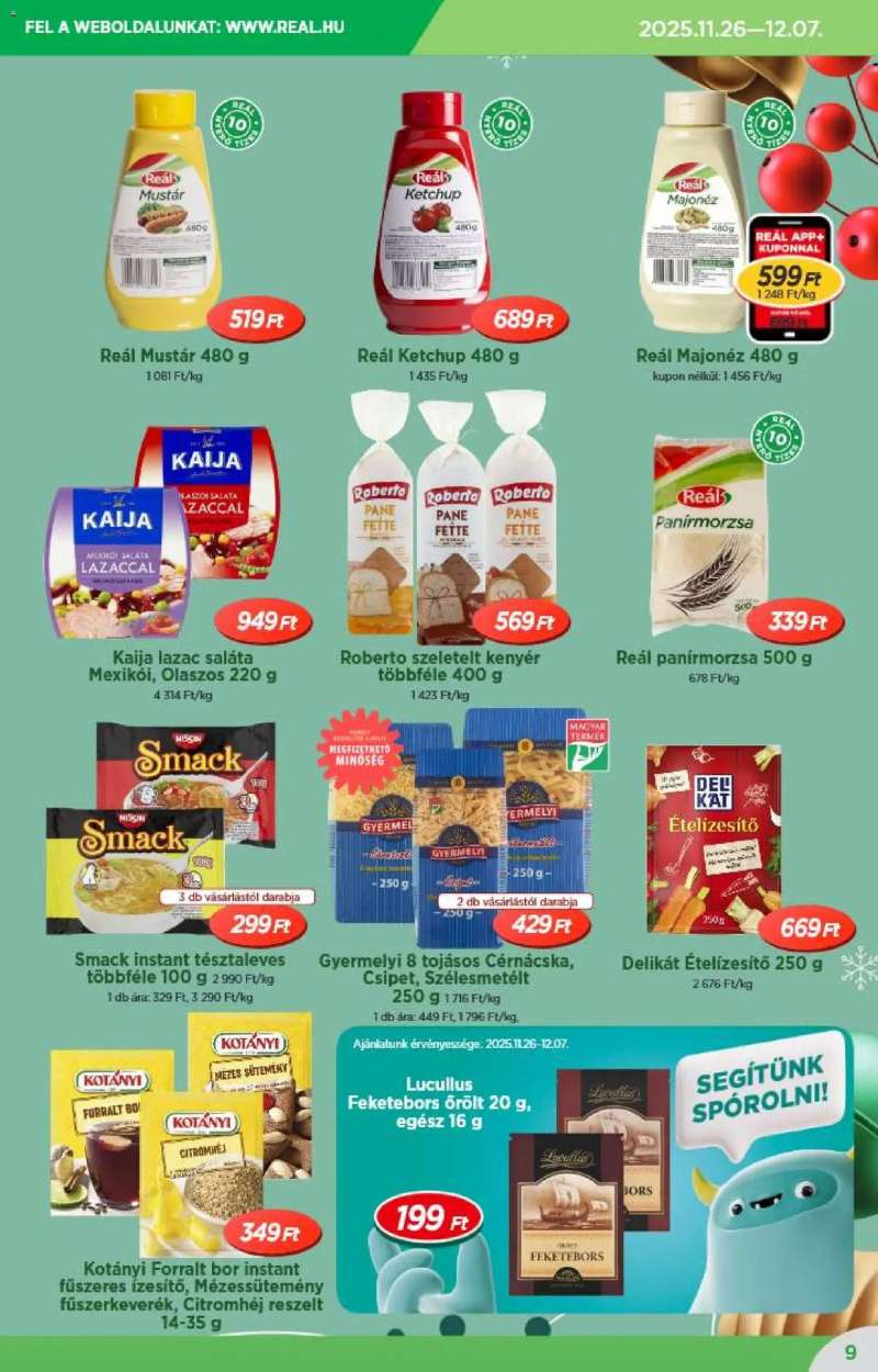 Reál Akciós újság Reál 9 oldal
