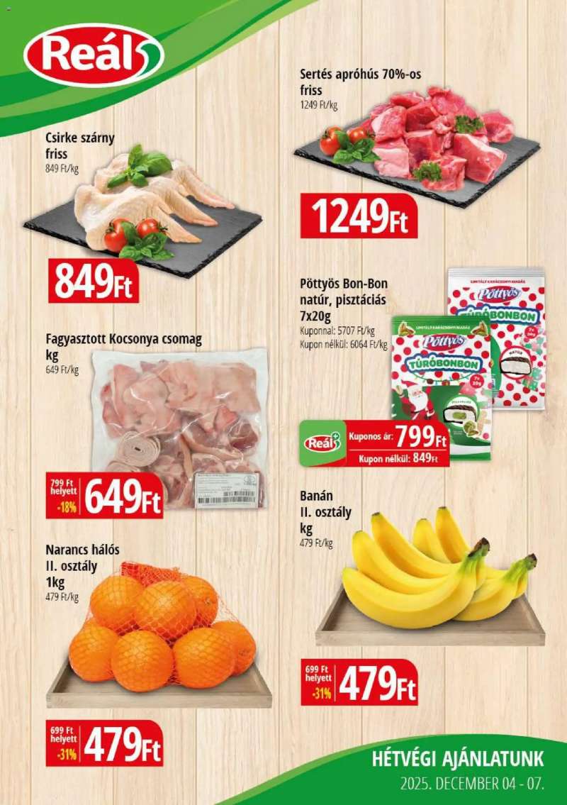 Reál Bevásárló hétvége - Kelet Magyarország 1 oldal