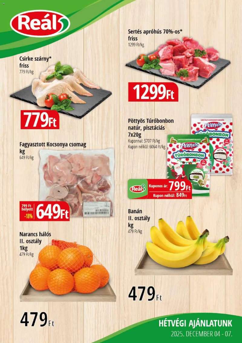 Reál Bevásárló hétvége - Kisalföld 1 oldal
