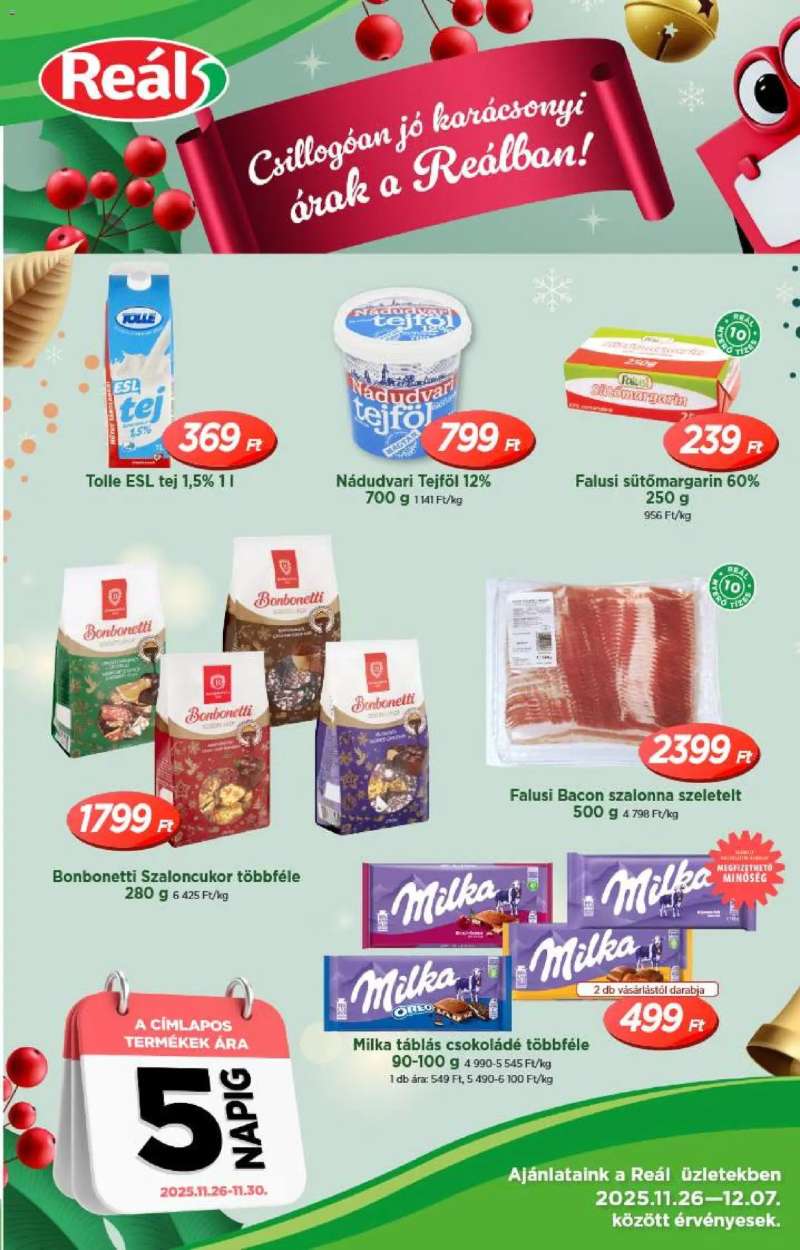 Reál Akciós újság Reál 1 oldal