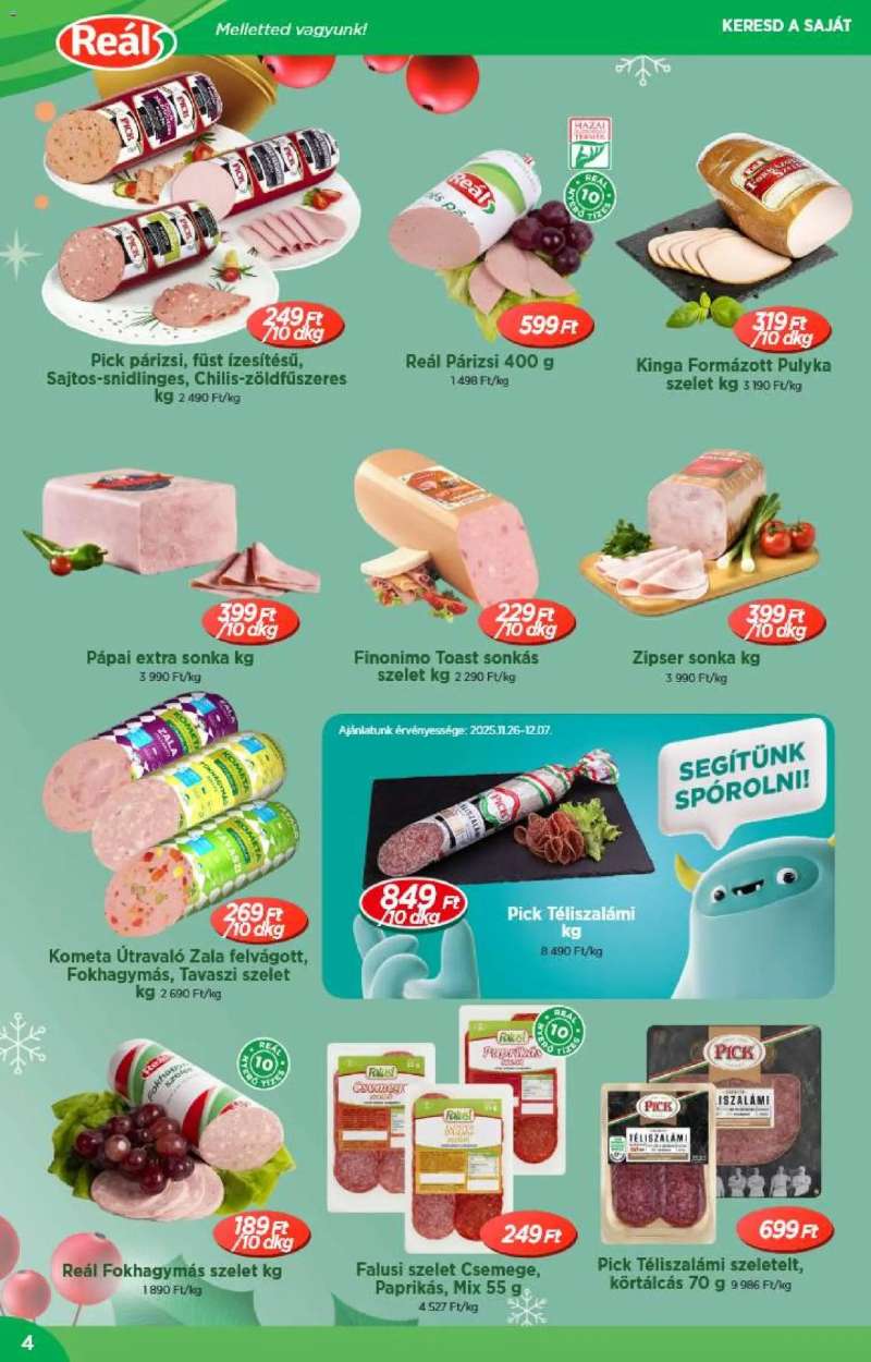 Reál Akciós újság Reál 4 oldal
