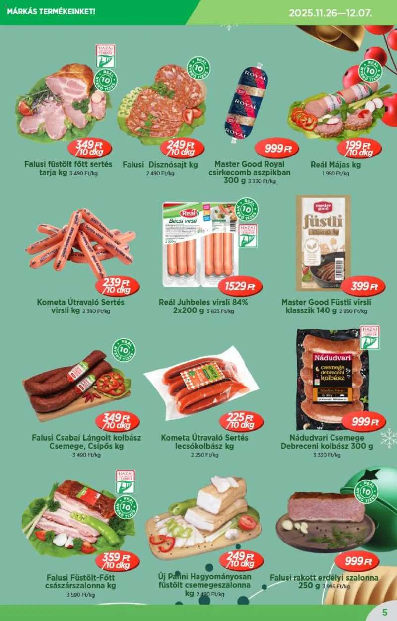 Reál Akciós újság Reál 5 oldal