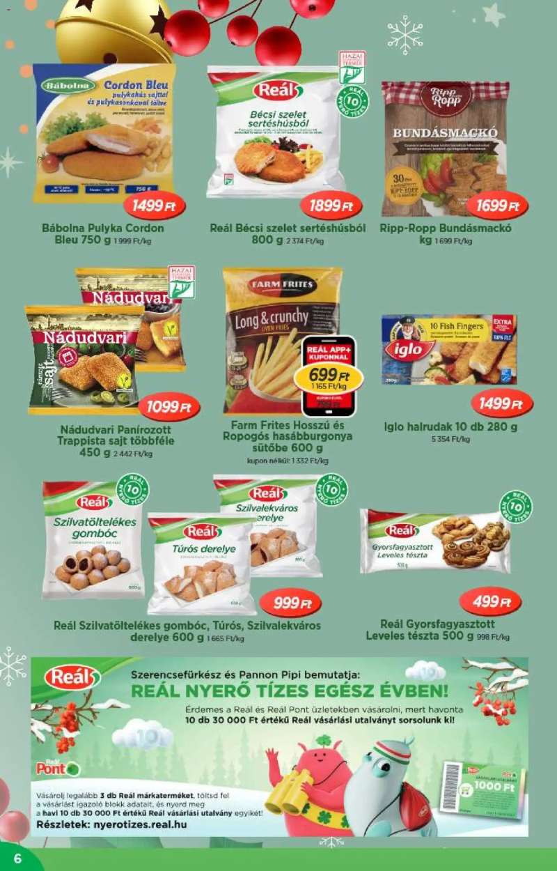 Reál Akciós újság Reál 6 oldal