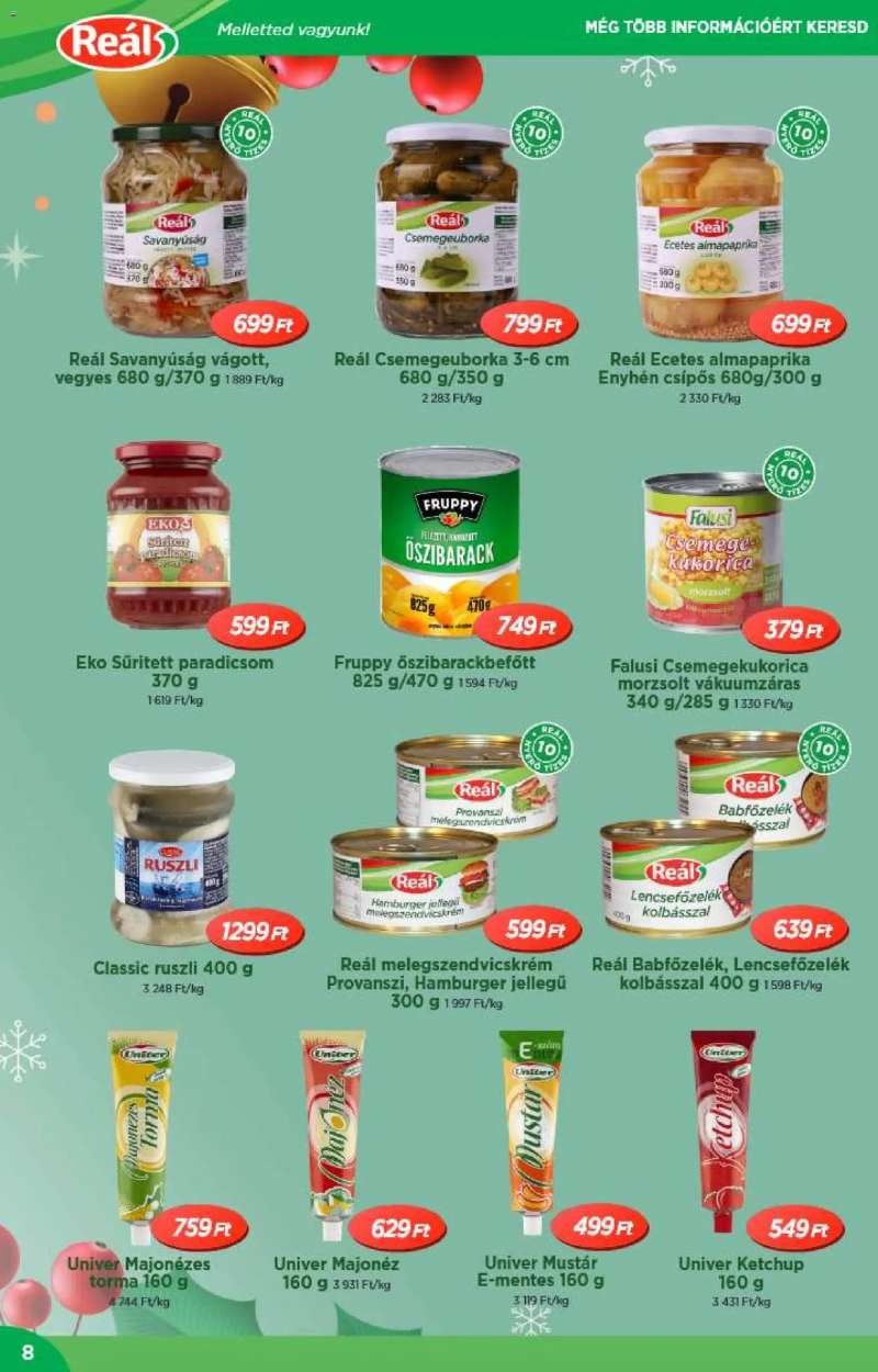 Reál Akciós újság Reál 8 oldal