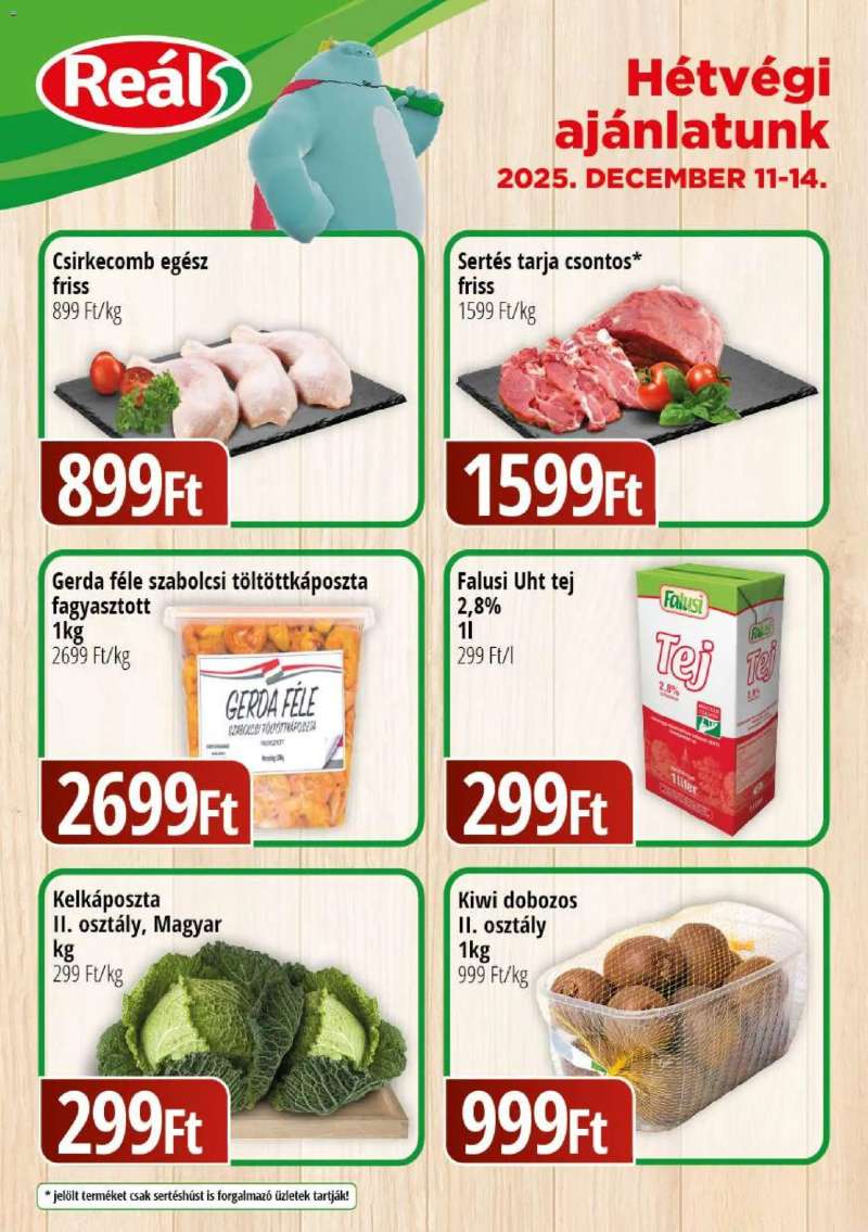 Reál Bevásárló hétvége - Kelet Magyarország 1 oldal