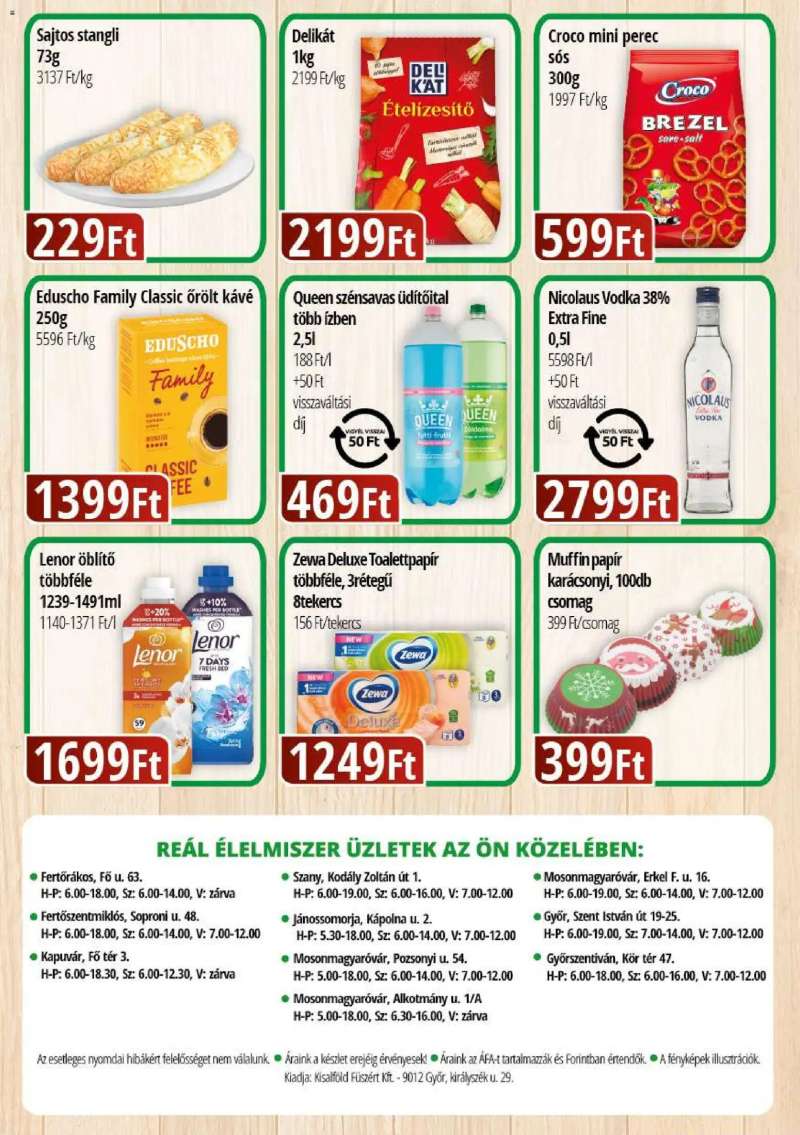 Reál Bevásárló hétvége - Kisalföld 2 oldal