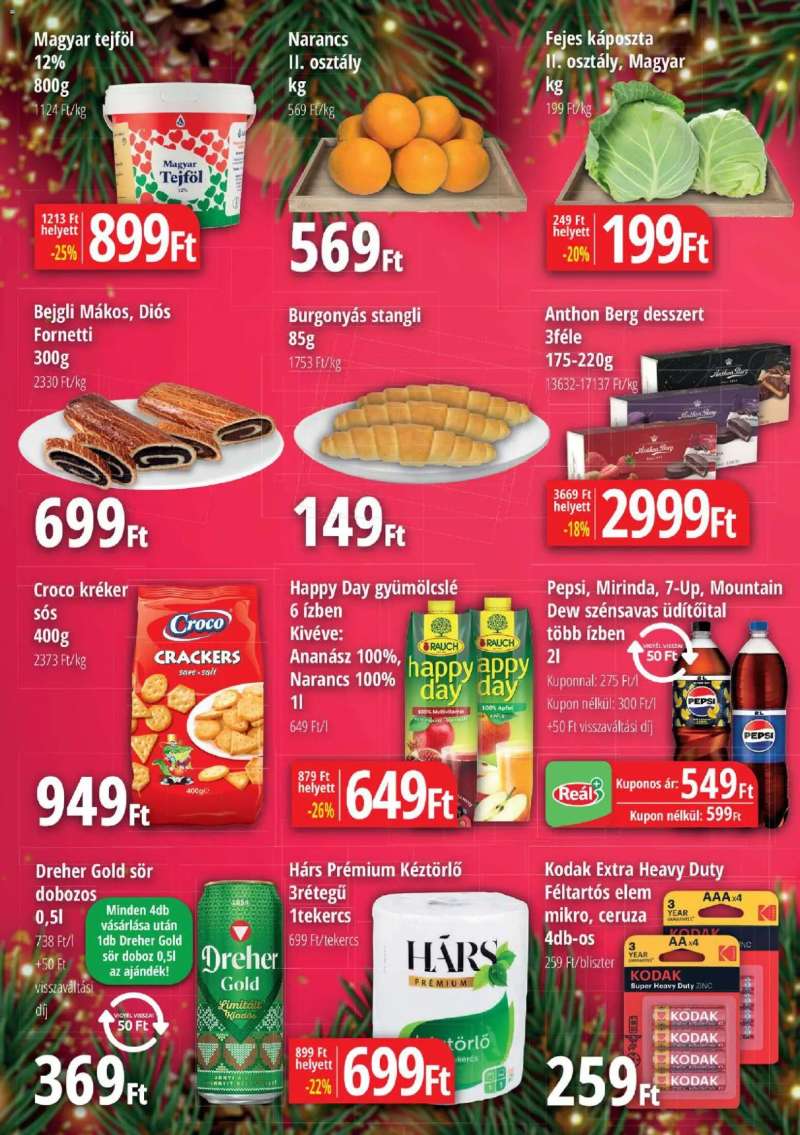 Reál Bevásárló hétvége - Kelet Magyarország 2 oldal