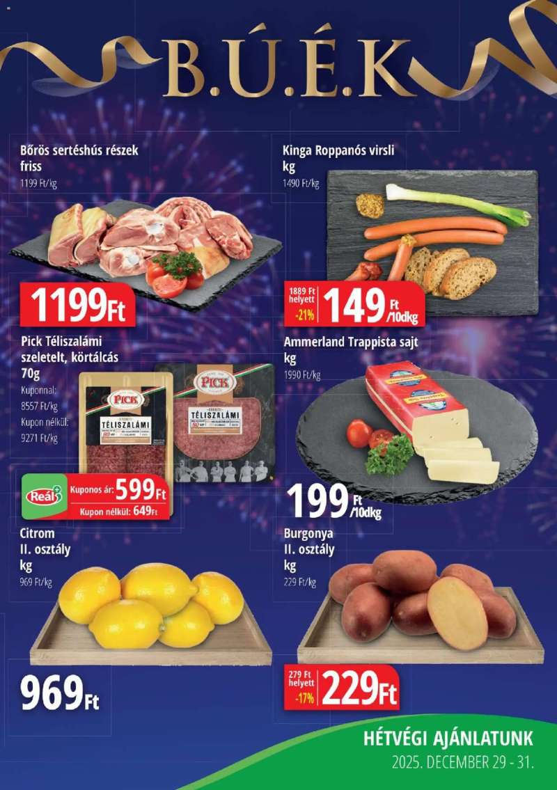 Reál Bevásárló hétvége - Kelet Magyarország 3 oldal