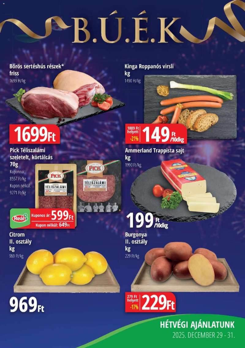 Reál Bevásárló hétvége - Kisalföld 3 oldal