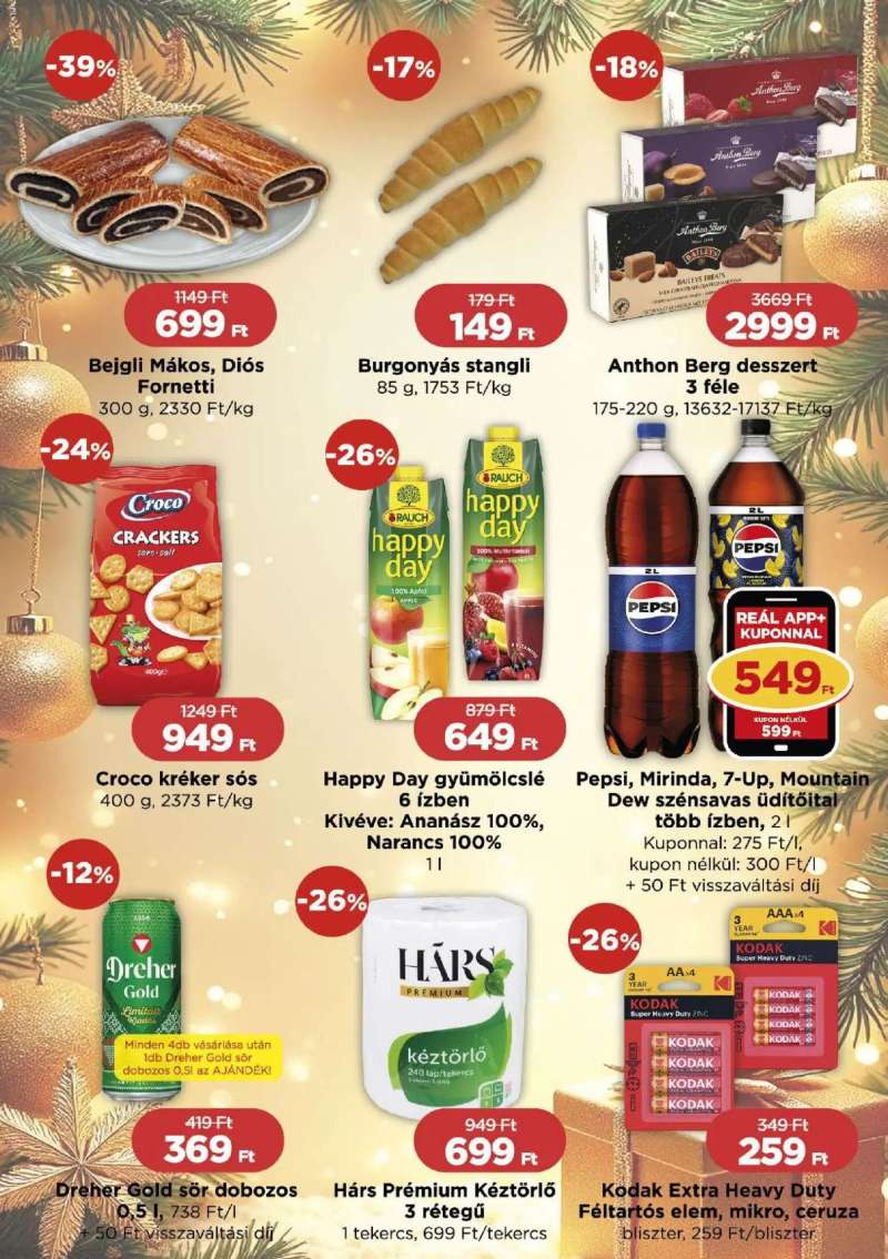 Reál Bevásárló hétvége - Pest megye 2 oldal