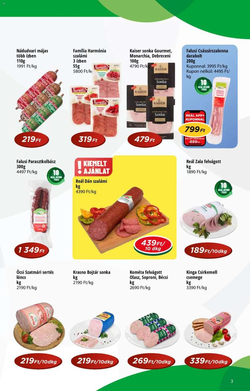 Reál Akciós újság Pont 3 oldal