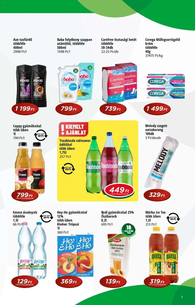 Reál Akciós újság Pont 7 oldal