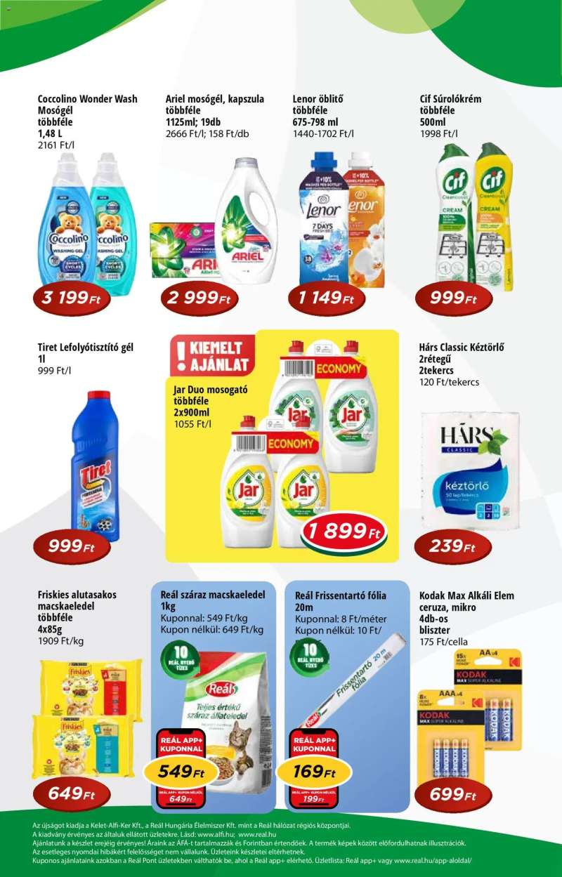 Reál Akciós újság Pont 8 oldal