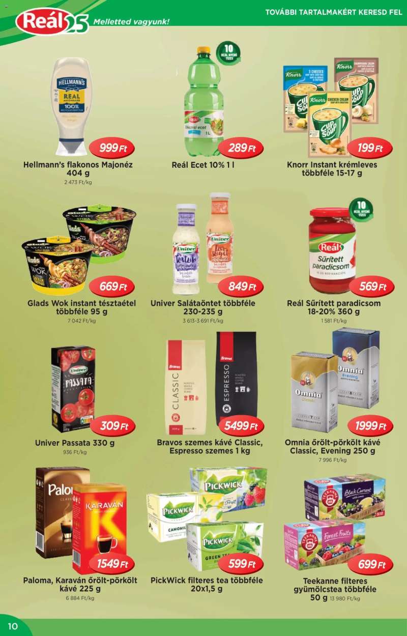 Reál Akciós újság Reál 10 oldal