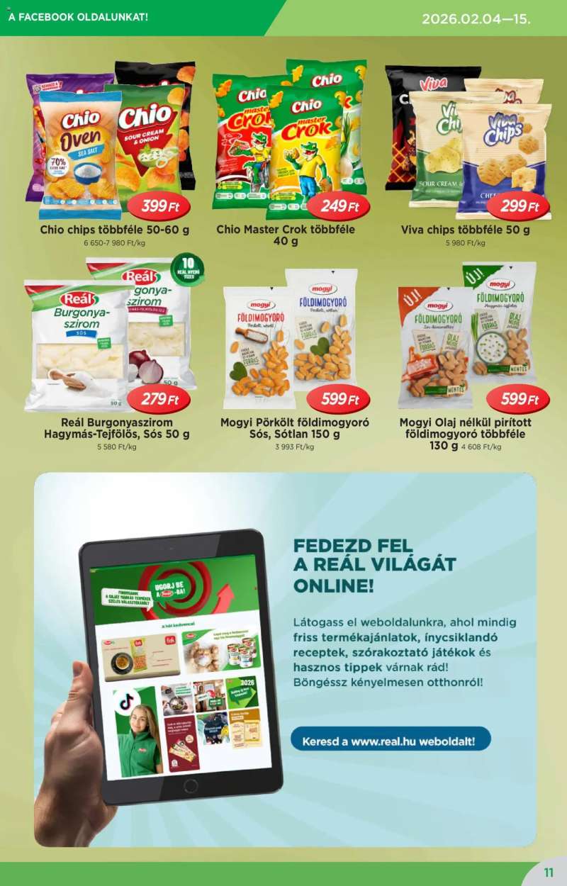 Reál Akciós újság Reál 11 oldal