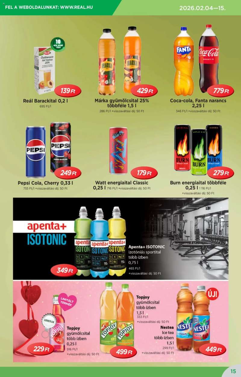 Reál Akciós újság Reál 15 oldal