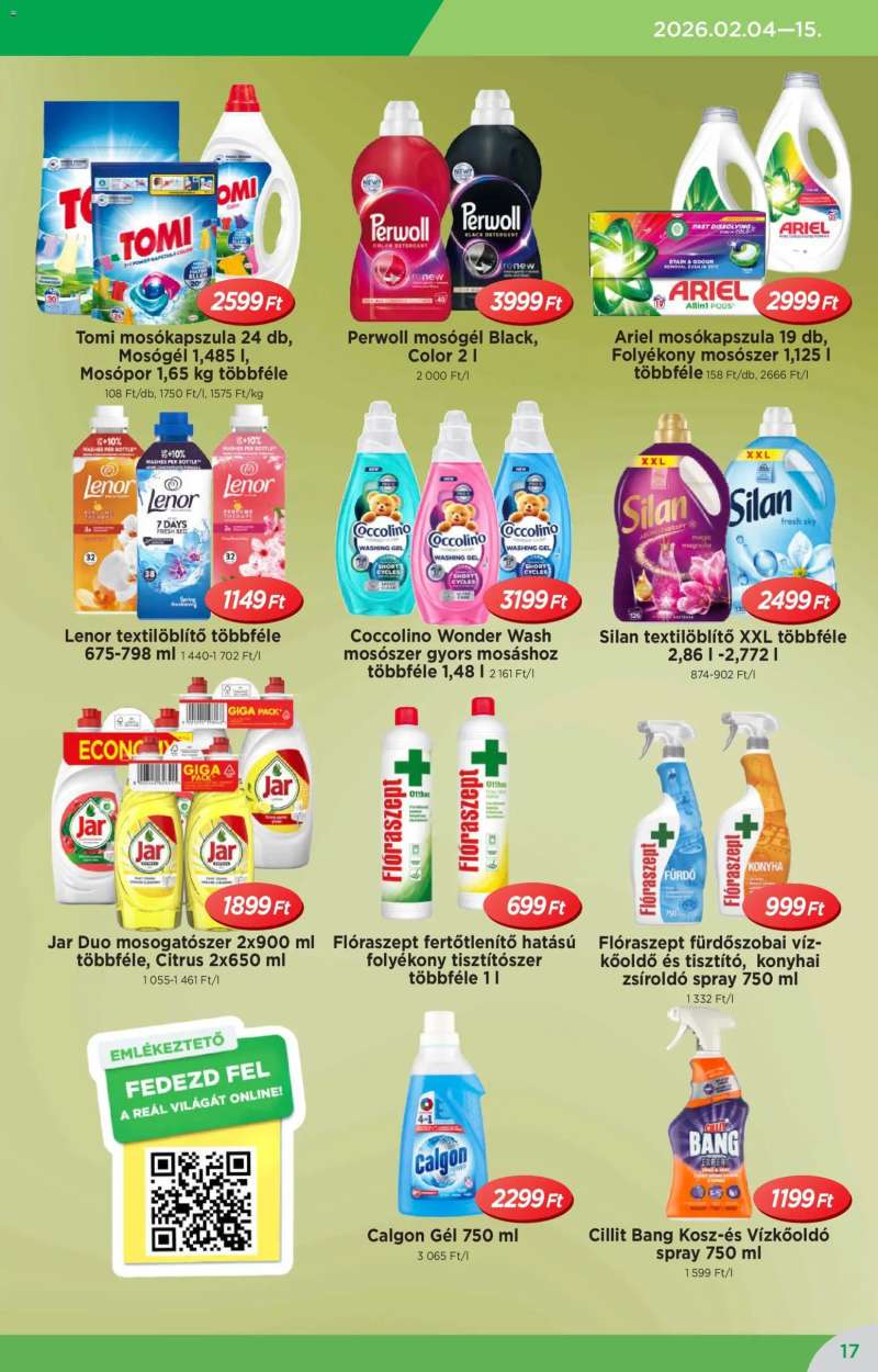 Reál Akciós újság Reál 17 oldal