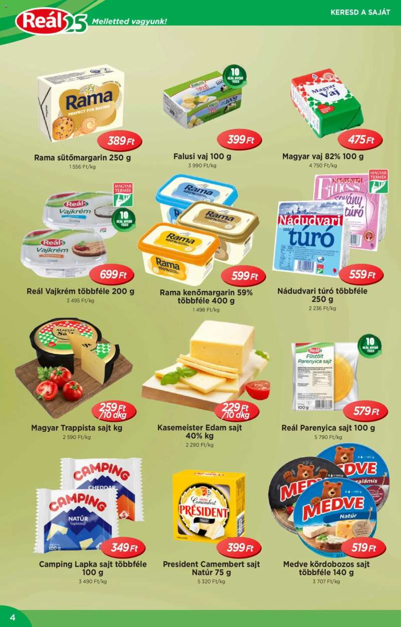 Reál Akciós újság Reál 4 oldal