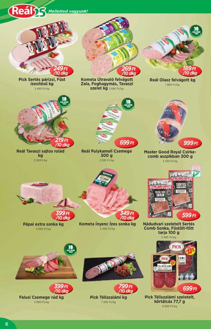 Reál Akciós újság Reál 6 oldal